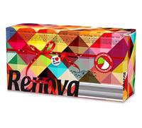 Mouchoirs Red Label bicolores Renova - Boite de 80