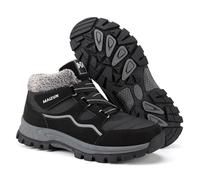 Moudn Bottes de neige pour homme, bottes d'hiver doublées et chaudes boots | Bottes d'hiver hautes et doublées, résistantes à l'abrasion, antidérapantes et imperméables