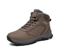 Moudn Bottes d'hiver pour hommes doublées et chaudes, Bottes de neige pour homme Chaussures