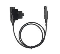 MOUDOAUER Adaptateur PTT U94 pour casque à usage militaire pour radio Baofeng UV-9R/Plus UV-XR
