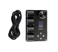 MOUDOAUER Clavier mécanique 8 touches de bureau petite taille 4 touches programmables pour copier accessoire de jeu