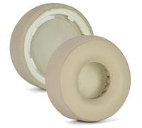 MOUDOAUER Coussinets de rechange en mousse à mémoire de forme et cuir protéiné pour casque Sony WH-H800, Beige