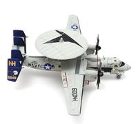 MOUDOAUER Échelle 1/144 US Navy E-2C Airborne Avertissement précoce VAW-117 Modèle en alliage Modèle d'avion moulé sous pression pour collection