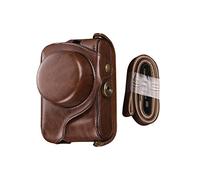 MOUDOAUER Étui en cuir souple + bandoulière pour appareil photo Fujifilm X100V X100F X100T X100S X100