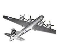 MOUDOAUER Modèle d'avion bombardier Superfortress B-29 de la Seconde Guerre mondiale à l'échelle 1/144 pour collection