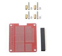 MOUDOAUER Multifonctionnel 40 broches GPIO Extension DIY Proto HAT Shield pour Raspberry Pi 3B/3B+/4B Orange Pi, etc. Accessoire