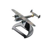MOUDOAUER Réplique du bomber allemand Dornier Do 17Z en alliage moulé sous pression 12 cm avec peinture détaillée et support