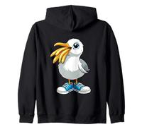 Mouette avec Frites Et Baskets Sweat à Capuche
