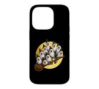 Mouette de mer empilée sur Un Balai de sorcière Volante Coque pour iPhone 14 Pro