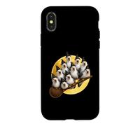 Mouette de mer empilée sur Un Balai de sorcière Volante Coque pour iPhone X/XS