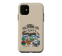 Mouette écrasant Lentement 4e année Paresseux géographie étudiant Coque pour iPhone 11