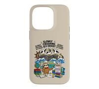 Mouette écrasant Lentement 4e année Paresseux géographie étudiant Coque pour iPhone 14 Pro