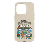 Mouette écrasant Lentement 4e année Paresseux géographie étudiant Coque pour iPhone 15 Pro
