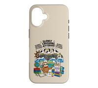 Mouette écrasant Lentement 4e année Paresseux géographie étudiant Coque pour iPhone 16