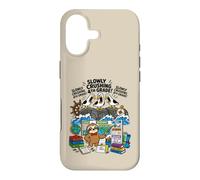 Mouette écrasant Lentement 4e année Paresseux géographie étudiant Coque pour iPhone 17