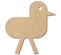 Mouette en MDF - 5 à 50 cm - Lot de 1 pièce - Hauteur : 9 cm