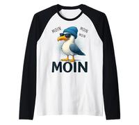 Mouette Moin Disant l'humour du Nord de l'Allemagne Manche Raglan