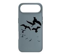 Mouette Oiseau Troupeau trésor Silhouette Noire Coque pour iPhone Air
