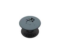 Mouette Oiseau Troupeau trésor Silhouette Noire PopSockets PopGrip Adhésif