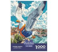Mouette Puzzle 1000 Pièces Educa Jouet en Bois Divertissement Créatif De l'art De La Décoration Jeu Éduchatif Challenge Toy pour Adultes Et Enfants À Partir De 12 Ans 38x26cm/1000pcs
