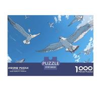 Mouette Puzzle De 1000 Pièces Jeu Cadeau Unique Puzzle À Faire Soi-même pour Décoration D'intérieur,Cadeaux Adultes Et Enfants38x26cm/1000pcs