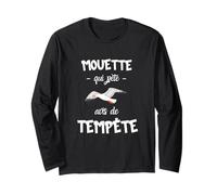 Mouette Qui Pète Avis De Tempête Humour Bretagne Cadeau Manche Longue