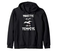 Mouette Qui Pète Avis De Tempête Humour Bretagne Cadeau Sweat à Capuche