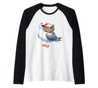 Mouette rieuse Mouette Enfant Fille Garçon Oiseau de mer Marin Manche Raglan