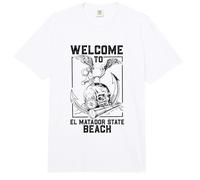 Mouette sur crâne - El Matador State Beach Comfort Colors Adult Heavyweight T-Shirt