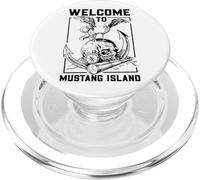 Mouette sur crâne - Mustang Island PopSockets PopGrip pour MagSafe
