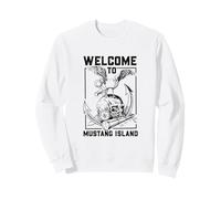 Mouette sur crâne - Mustang Island Sweatshirt
