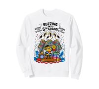 Mouette Yell Buzzing Into 5th Grade Bee Back to School Kids Sweatshirt