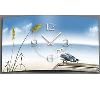 Mouettes Horloge murale design horloges murales modernes silencieuses sans tic-tac dixtime 3D-0121