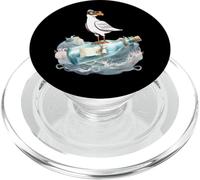Mouettes maritimes en Bouteille Motif Mouette PopSockets PopGrip pour MagSafe
