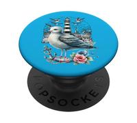 Mouettes maritimes femmes enfants filles garçons hommes enfants PopSockets PopGrip Adhésif
