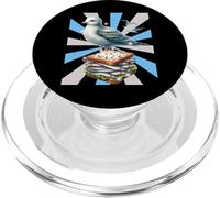 Mouettes rétro - Poisson - Sardines maritimes - Mer du Nord - Baltique PopSockets PopGrip pour MagSafe