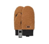 Mouffles UGG W UGGFLUFF MITTEN WITH LOGO TAPE (chestnut) femme S-M