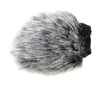 Moufle à vent pour microphone, appareil photo, microphone, pare-brise, léger coupe-vent en plein air | Élastique Fit Noise Blocker en fourrure synthétique Enregistrement clair, réducteur de bruit du