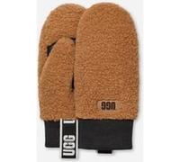 Moufle en UGGfluff avec ruban à logo in Brown, Taille L/XL, Polaire