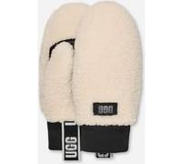 Moufle en UGGfluff avec ruban à logo in Nimbus, Taille L/XL, Polaire