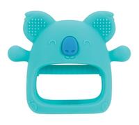 Nuby - Moufle de dentition en silicone Koala - Sans BPA - Bleu - 3+ mois