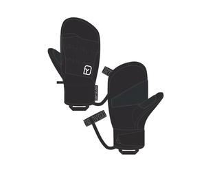 Moufle ORTOVOX FREERIDE COZY MITTEN M (black raven) Homme S