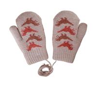 Moufles à Neige pour Bébé - pour Le Froid, Chaud Et Confortable,Gants Tricotés pour Les Jeux d'hiver en Plein Air | pour Les Et Les Filles D'âge Préscolaire Jardin Patinage Ski Bonhommes