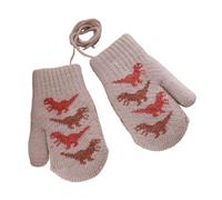 Moufles à Neige pour bébés,Chaud Confortable Anti-Perte,Gants Tricotés pour Les Jeux d'hiver en Plein Air | Et Filles D'âge Préscolaire Jardin Patinage Ski Bonhommes