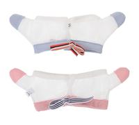 Moufles Anti-Succion pour Bébé, Lot de 2 Paires en Nylon Blanc | Prévention des Doigts, Lavables, pour Nourrisson de 6 à 22, 5kg, Protection Griffures et Morsures