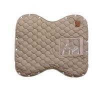 Moufles chaudes avec poche de rangement pour smartphone Motif ours de dessin animé brodé Couleur unie Pour landau et landau Gants coupe-vent et imperméables