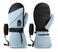 Moufles chauffantes Day Wolf pour Hommes et Femmes, Batterie Rechargeable 7,4V 3000mAh, jusqu'à 10h de Chaleur, Charge Rapide USB-C en 2h, résistant à l'eau et au Vent pour Le Ski et Le Snowboard.