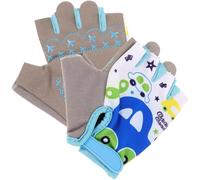 Moufles D’escalade pour Garçon et Filles, Vélo et Rollers, Respirants | Polyester Bleu, Coussinets Renforcés, pour Apprendre à Rouler, Usage Extérieur, Garçon et Fille