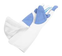 Moufles D’escrime Antidérapant Blanc pour Entraînement et Compétition | Maille Tricotée, Maintien Ferme et Confort, Usage Adulte ou Garçon et Filles, Pratique Sportive en Salle