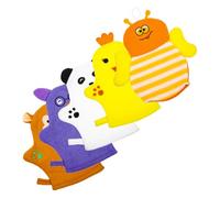 Moufles de Bain de Bain de Dessin Animé pour Garçon Fille, 5 Pièces | Coton Léger, Exfoliation Douce et Lavage Ludique, Forme Fruitée Adorable pour Garçon Fille et Garçon Fille Style Aléatoire